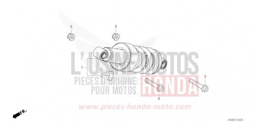 REAR CUSHION CBF125NAM de 2021